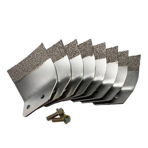 Mastic Demon Blade Replacement Kits The Malish Corporation Fits 18" / 19" / 20" Tools - 8 Pieces Counter-Clockwise 