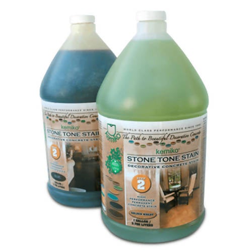 Kemiko Stone Tone Acid Stain - 1 Gallon Kemiko Sample Pack - (12) 4 oz Bottles in All Colors 
