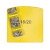 Scanmaskin WS Diamond 12mm Single Tools (Set of 9) Scanmaskin USA Inc. #16/20 Yellow/Super Soft 