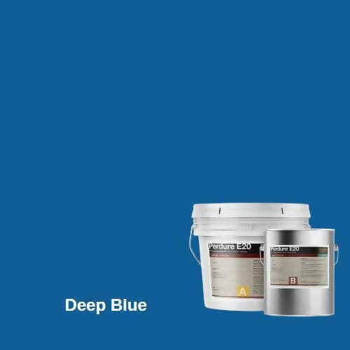 Perdure High-build Epoxy Coating Kit - 500 Square Feet Duraamen Engineered Products Inc Perdure U45 - Polyurethane Matte Deep Blue 