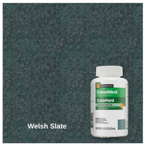 ColorHard - One-Step Color & Hardener for Concrete Floors - 4 oz Prosoco Welsh Slate 
