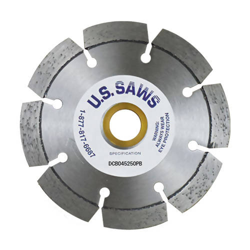 Premium Concrete Cutting Blade U.S. Saws 4.5" x .250" X 7/8" 