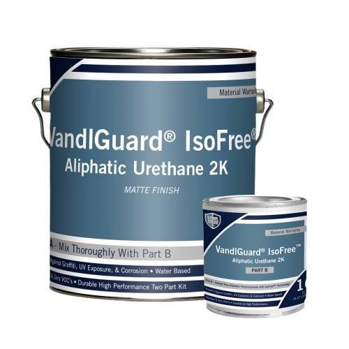 VandlGuard® IsoFree® Aliphatic Urethane 2K Rainguard Pro 1 Gallon Clear Matte 