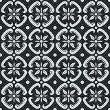 Talavera Floral Tile Pattern - Adhesive-Backed Stencil supplies FloorMaps Inc. Negative 