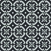 Talavera Floral Tile Pattern - Adhesive-Backed Stencil supplies FloorMaps Inc. Negative 