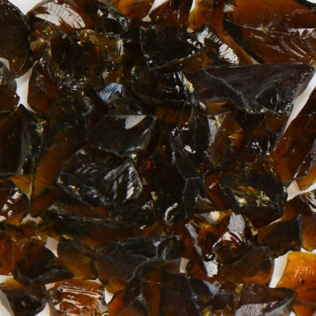 Amber Brown Terrazzo Glass American Specialty Glass 1 Pound #2 