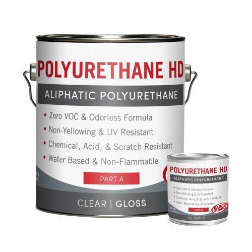 Polyurethane HD Clear, Gloss Transparent Concrete Sealer Ready-to-Use (1-Gallon)