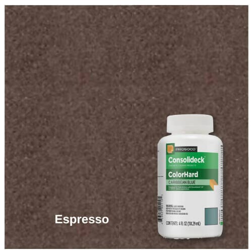 ColorHard - One-Step Color & Hardener for Concrete Floors - 4 oz Prosoco Espresso 