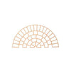 Paper Stencil for Concrete - Cobble Circle - 5 Foot 4-inch Diameter - 1/Box Supplies Bon Tool Cobble Circle 