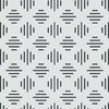 Geometric Line Pattern - Adhesive-Backed Stencil supplies FloorMaps Inc. Positive 
