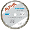 Knock Out - Speciality Wet Cutting Blade for Trac Star 2000 - 8" Alpha Professional Tools 