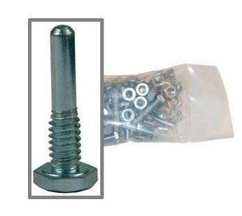 Midwest Rake S550 Professional - Spiked Shoes - Replacement Spikes Seymour Midwest 1" Rounded (Flat-bed) 