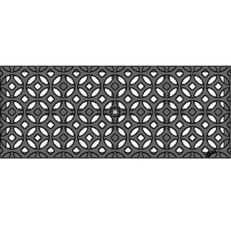 8" x 20" Interlaken Trench Grate Iron Age Designs 