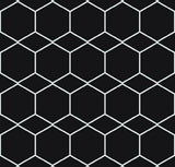 Hexagonal Honeycomb Pattern - Adhesive Backed Stencil supplies FloorMaps Inc. Negative 