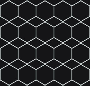 Hexagonal Honeycomb Pattern - Adhesive Backed Stencil supplies FloorMaps Inc. Negative 