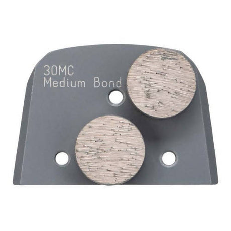 Slim Fit Diamond Tooling - Double Round Segments Syntec Diamond Tools Medium Bond (Gray) 30 to 40 Grit 