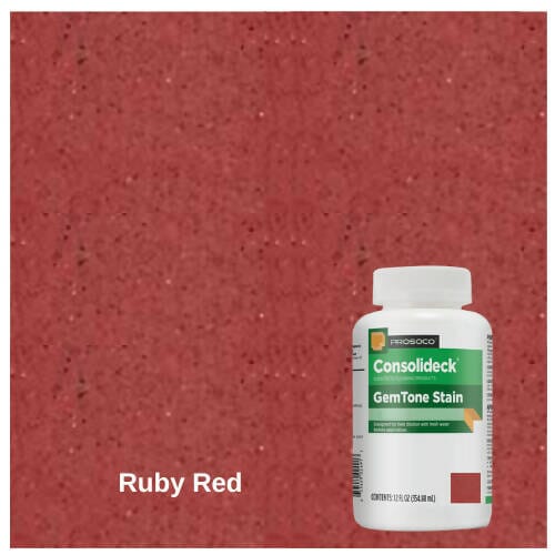 GemTone Stain Prosoco 12 Oz Ruby Red 