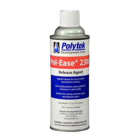 Pol-Ease 2300 Release Agent (Aerosol Cans) Polytek Development Corp 