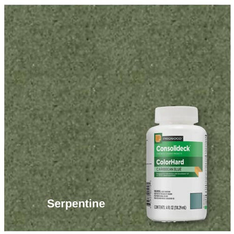 ColorHard - One-Step Color & Hardener for Concrete Floors - 4 oz Prosoco Serpentine 