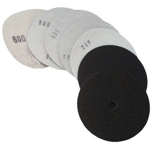 Sandpaper for Concrete and Marble Polishing (Hook & Loop) - 50pk Alpha Professional Tools 