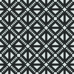 Geometric Tile Pattern - Adhesive-Backed Stencils supplies FloorMaps Inc. Negative 