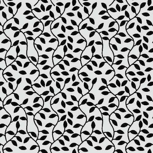 Vine Leaf Pattern - Adhesive Backed Stencil supplies FloorMaps Inc. Positive 