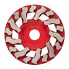 18 Segment Twister Cup Wheels with 5/8" - 7/8" Arbor Syntec Diamond Tools 