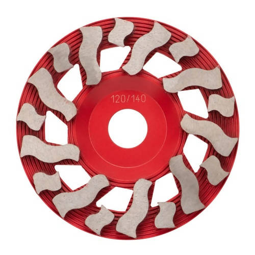 18 Segment Twister Cup Wheels with 5/8" - 7/8" Arbor Syntec Diamond Tools 
