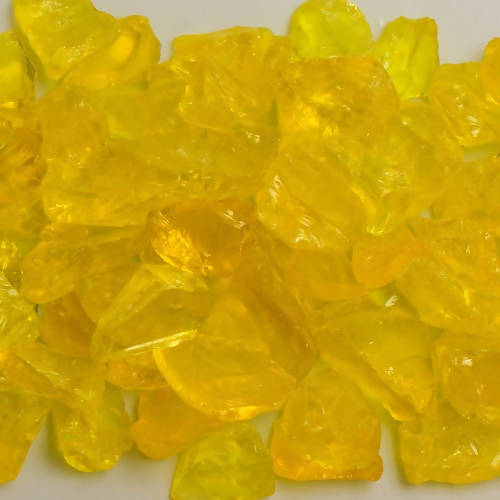 Flat Yellow Terrazzo Glass American Specialty Glass 1 Pound #3 