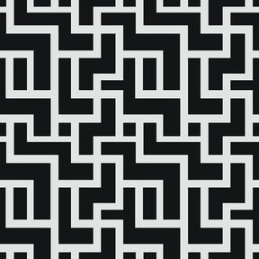 Labyrinth Brick Pattern - Adhesive-Backed Stencil supplies FloorMaps Inc. Negative 
