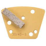 Trapezoid Bolt On Diamond Tooling - Single Bar Segments Syntec Diamond Tools Extremely Soft Bond (Gold) 16 to 20 Grit 