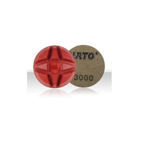 3" Nato Floor Polishing Disc with Velcro for Wet Floors Concrete Polishing HQ 3500-grit 