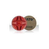 4" Nato Floor Polishing Disc with Velcro for Dry Floors Concrete Polishing HQ 3000-grit 