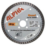 Alpha Quad Diamond Blades Alpha Professional Tools 5" 