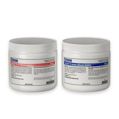 PlatSil FS-10 Silicone Rubber - Fast-Setting Polytek Development Corp 2-lb kit 