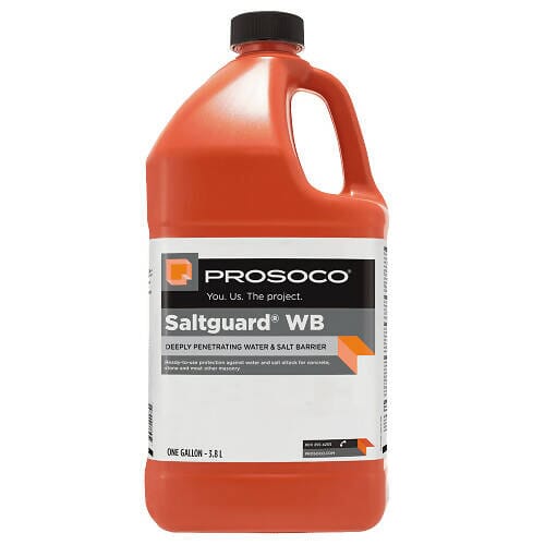 Saltguard WB - Deeply Penetrating Water and Salt Barrier Prosoco 1 Gallon - Case Price 