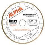 Silencer VO - Silent Core V/O-CUTTING Blade Alpha Professional Tools 10" - Granite/ES-Poseidon 