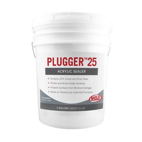 Plugger™ 25 Porous Surface Acrylic Sealer - Ready To Use Rainguard Pro 5 Gallons 