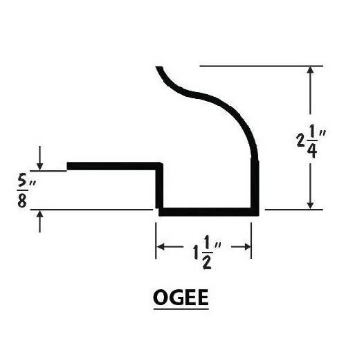 Ogee Edge - Countertop Edge Form Concrete Countertop Solutions 