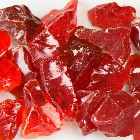 Chunky Red Terrazzo Glass American Specialty Glass 1 Pound #3 