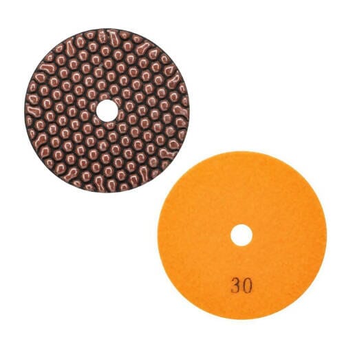 5” Premium Resin Pads - Honeycomb Syntec Diamond Tools 