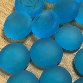 Turquoise Frosted Glass - Size Medium American Specialty Glass 