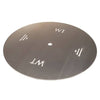 Circular Aluminum Plate for Fire Pit Burners Warming Trends 