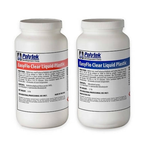 EasyFlo Clear Liquid Plastic Polytek Development Corp 3.7-lb kit 