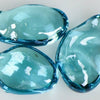 Blue Raspberry Iridescent Jelly Bean Glass - Size Medium American Specialty Glass 10 Pound ($6.08/ lb) 