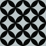 Geometric Diamond Petal Pattern - Adhesive-Backed Stencil supplies FloorMaps Inc. Positive 