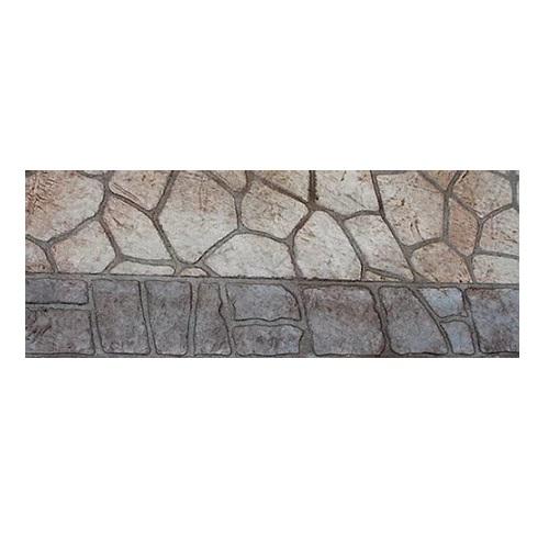 Bushrock Header - Concrete Stencil Decorative Concrete Impressions 