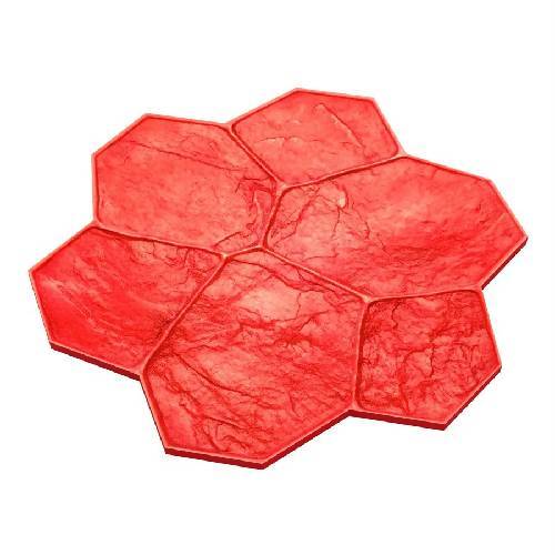 Floppy Mat - Random Stone - Red - 29-inch X 29-inch Tools Bon Tool Random Stone Red 