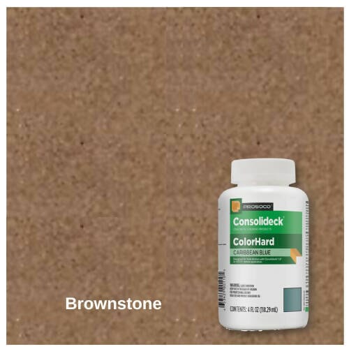 ColorHard - One-Step Color & Hardener for Concrete Floors - 4 oz Prosoco Brownstone 
