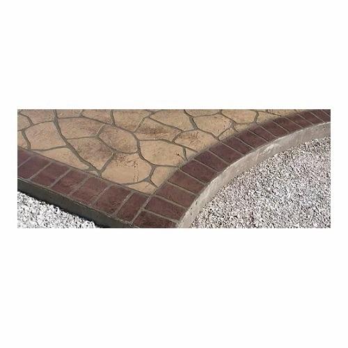 Cobblestone Header - Concrete Stencil Decorative Concrete Impressions 